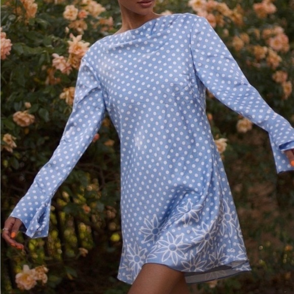 Keepsake The Label Blue Dress Size 8 BNWT - Picture 7 of 8